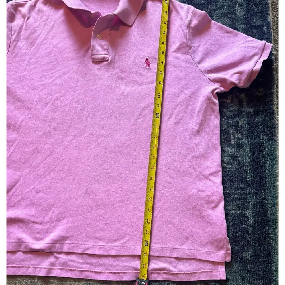 Ralph Lauren Men's Large Pink XL Polo Shirt
